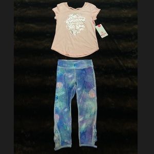 90 DEGREE BY REFLEX SHORT SLEEVE & LEGGINGS SET😍